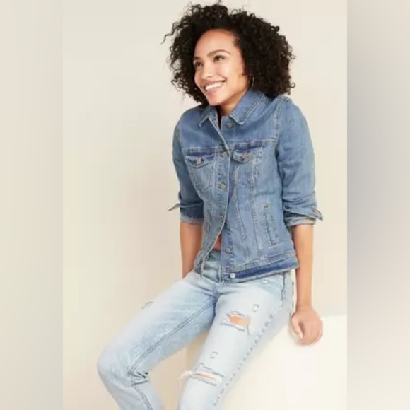OLD NAVY- NEW w/o tags WOMEN’S XS Jean Jacket - Picture 1 of 4